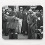 NYC Sidewalk Sales, 1936 Mouse Pad