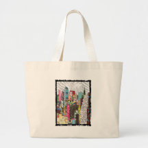 NYC Skyline Canvas Bag