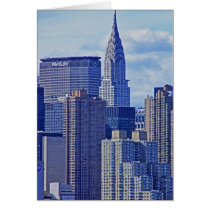 NYC Skyline: Chrysler Building, Met Life B1 Cards