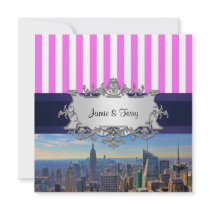 NYC Skyline Co B2 Wedding Invitation
