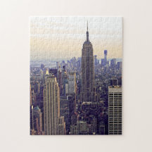 NYC skyline Empire State Building, WTC 4 Puzzles