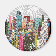 NYC Skyline Fridge Magnets