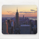 NYC Skyline just before sunset Mousepad