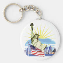 NYC Skyline Key Chain