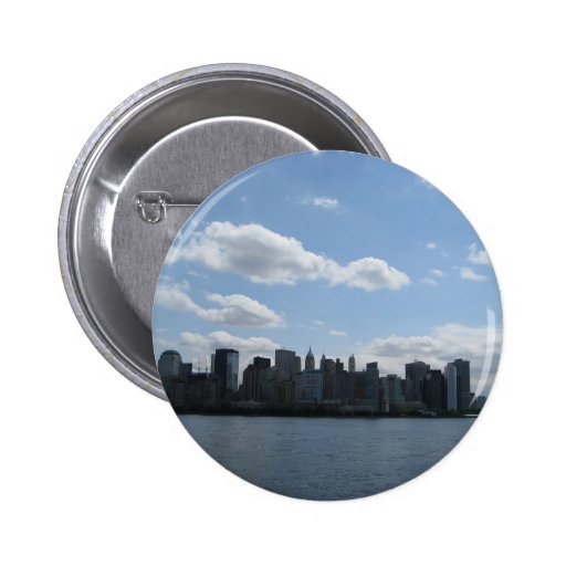 NYC skyline Pinback Button