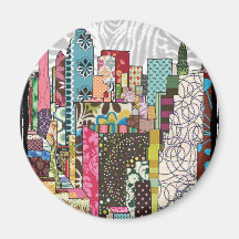 NYC Skyline Refrigerator Magnet
