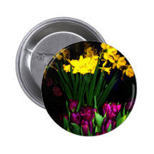 NYC Spring Flowers CricketDiane Art & Photography Buttons