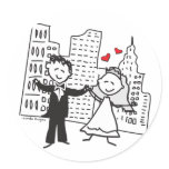 NYC Wedding stickers