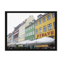 nyhavn buildings post card