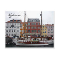 nyhavn denmark postcard