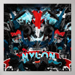 Nylon Fusion Silver gloss print.