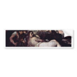 Nymph And Shepherd By Tizian (Best Quality) bumper stickers
