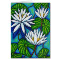 Nymphaea Blue Greeting/Note Card