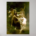 Nymphes et Satyre, Nymphs and Satyr (1873) posters