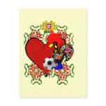 O Amor A Portugal - Selecção das Quinas Post Card