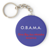 O.B.A.M.A., One Big Ass Mistake America Key Chains