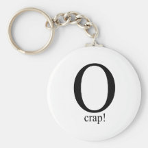 O crap key chain