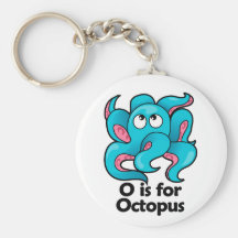O is for Octopus Key Chain