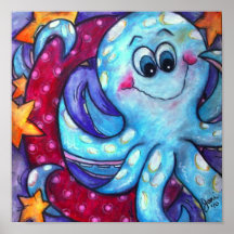 O is for Octopus Print