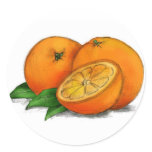 O is for Oranges Sticker