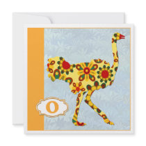 O is for Ostrich
