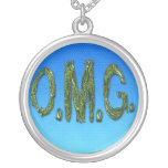 O.M.G. Cool Phrase Popular Saying Symbol Pendant
