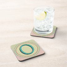 O MONOGRAM LETTER COASTER