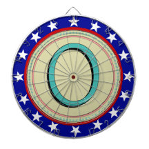 O MONOGRAM LETTER DART BOARD