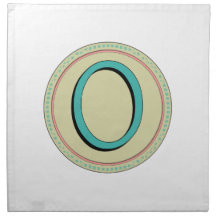 O MONOGRAM LETTER NAPKINS