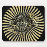"O" monogram mousepad