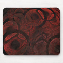 O Negative Fractal Mousepad