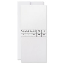 O positive customized rack card