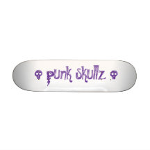 o punk skullz o skateboard decks