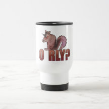 O RLY Squirrel Mugs