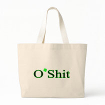 O Shit St Patricks Clover Tote Bags