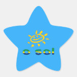 O Sol - The Sun in Brazilian Summer Vacation Sticker
