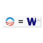 O = W bumper stickers