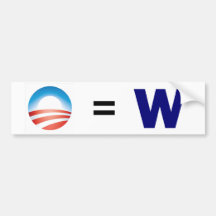 O = W BUMPER STICKERS