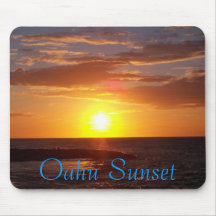 Oahu Sunset Mouse Pad