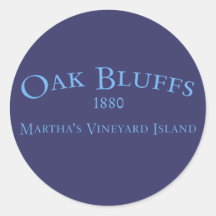 Oak Bluffs Incorporated 1880 Sticker