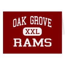 Oak Grove - Rams - Middle - Paragould Arkansas Greeting Card