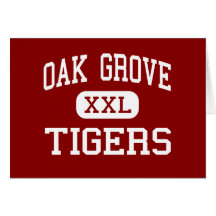 Oak Grove - Tigers - High - Bessemer Alabama Greeting Cards