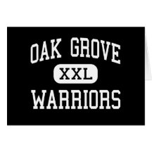 Oak Grove - Warriors - High - Hattiesburg Greeting Cards