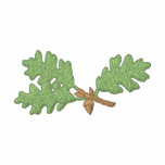 Oak Leaves embroidered shirts