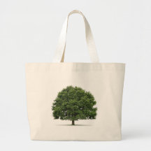 Oak Tree Canvas Bag