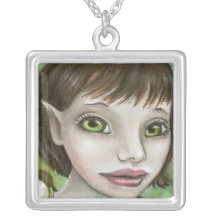 oak tree elf pendant