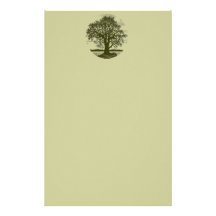 Oak Tree Stationary Stationery Paper