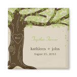 Oak Tree Wedding Magnet