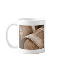 Oak Wine Barrel Mugs