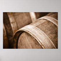 Oak Wine Barrel Poster